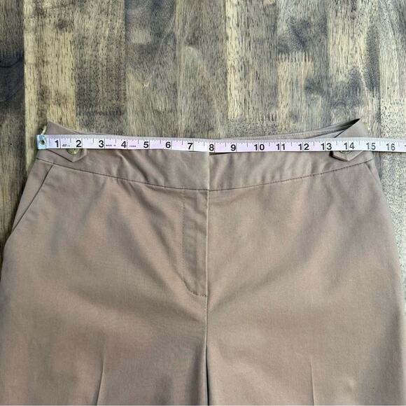 St John Sport Women’s Straight Leg Ankle Length Trouser Pant Tan Khaki Size 8 - Picture 3 of 11